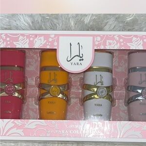Yara Collection Perfume Set - Red, Orange, White, Pink